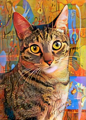 Miro Cat Portrait