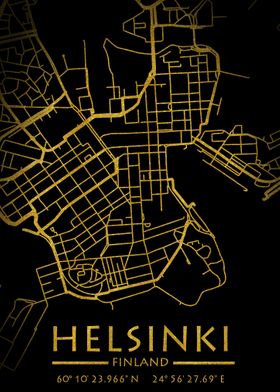 Helsinki Finland City Map