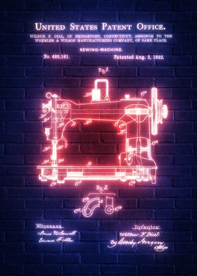 Sewing Machine Patent
