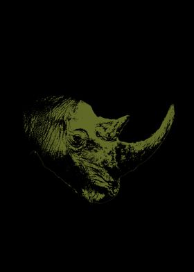 Animal Painting Rhinoceros