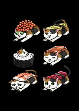 Cat Sushi Calico