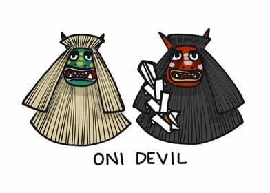 Oni Devil Japanese charm