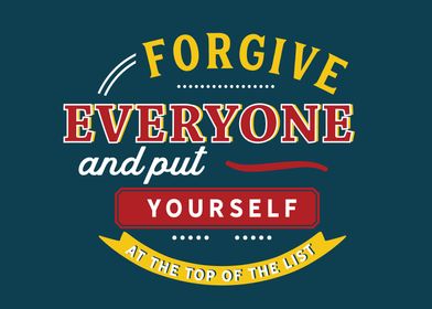 forgive everyone