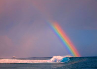 surfing rainbow