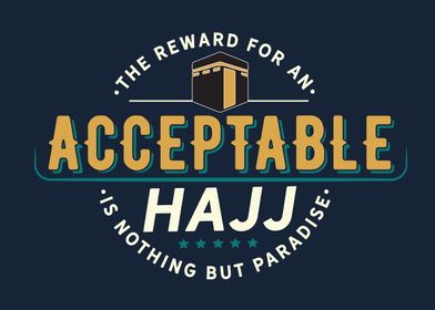 an acceptable hajj