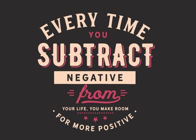 subtract negative