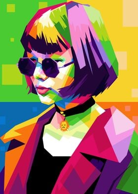 Shorthair Girl Pop Art