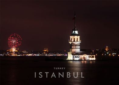 Istanbul city night