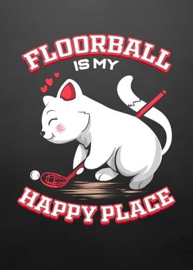 Floorball Unihockey Kitty