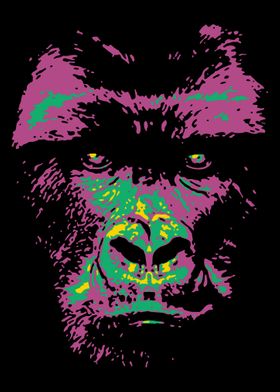 Gorilla V1  Pop Art 