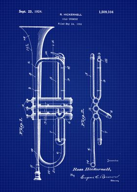 1924 Solo Trumpet Patent