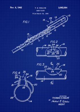 1962 Bass Flute Patent