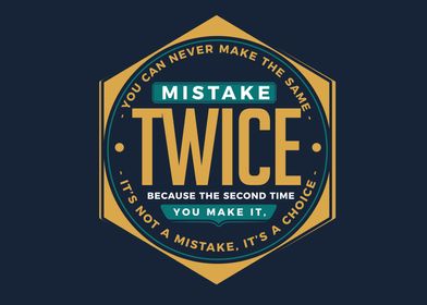 its not a mistake