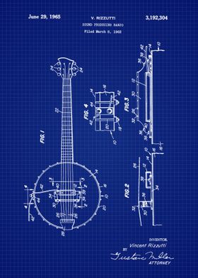 1962 Banjo Patent 