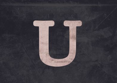 Letter U