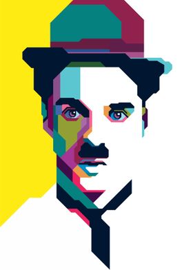 Charlie Chaplin in WPAP