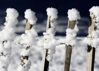 Barrire enneige