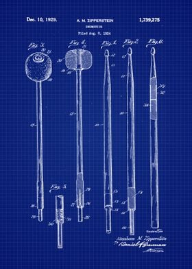 1929 Drumstick Blueprint