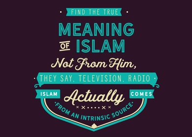 meaning of islam