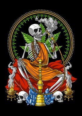 Buddha Skeleton Stoner