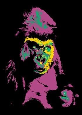 Gorilla V4  Pop Art 