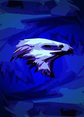 Blue Eagle Head