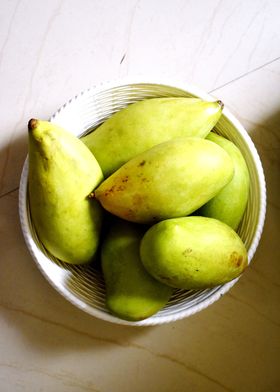 Green mangoes