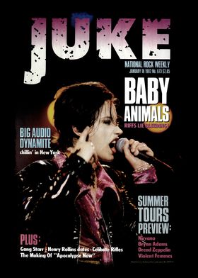 Baby Animals Juke Cover 92' Poster by Creative Jim | Displate