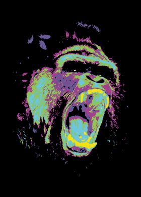 monkey v6 pop art