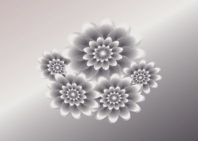 Silver petals bouquet