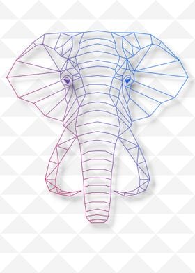 Lowpoly Elephant