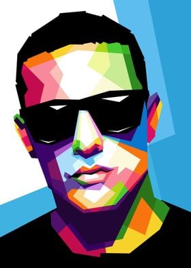 Cool Dj Snake in Pop Art