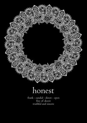 Mandala word honest