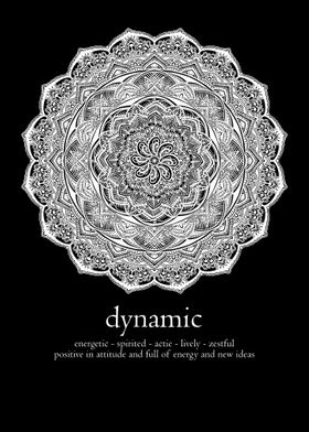 Mandala word dynamic