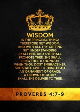 Proverbs 4 7 9