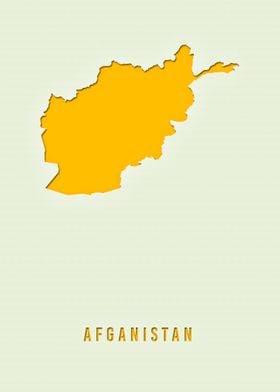 MAP of AFGANISTAN