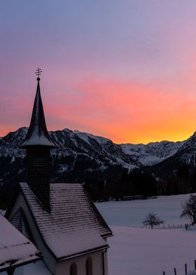 Church in the mountains 