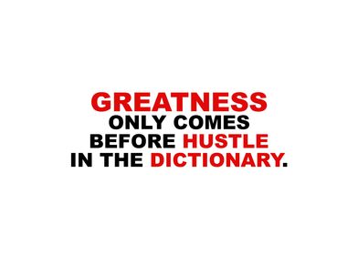 Hustle Before Greatness