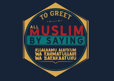 to greet all muslim