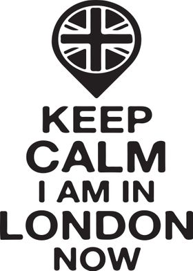 Keep Calm I Am In London