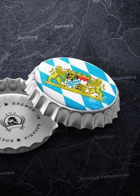 Bavaria beer cap