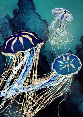 Metallic Jellyfish III