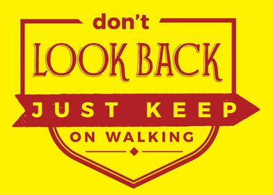 Dont look back 