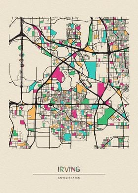 Irving Map