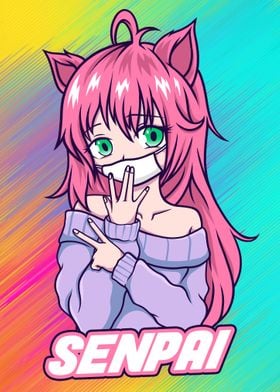 Anime Manga Girl Catgirl