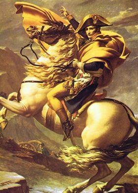 Napoleon on horseback