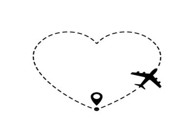 Heart And Plane