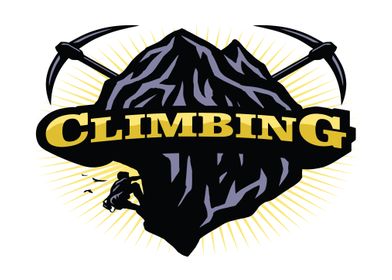 Climbing Yellow Font