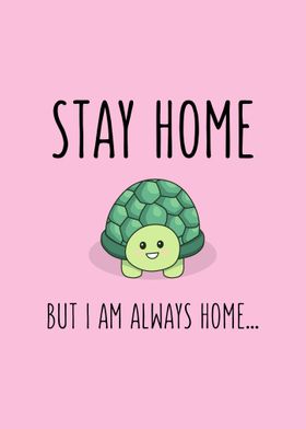 Stay Home Turtle