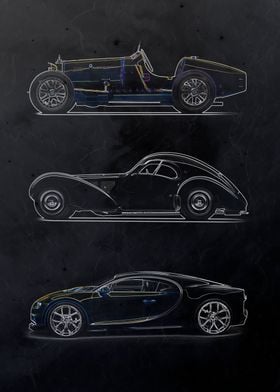 Bugatti evolution car